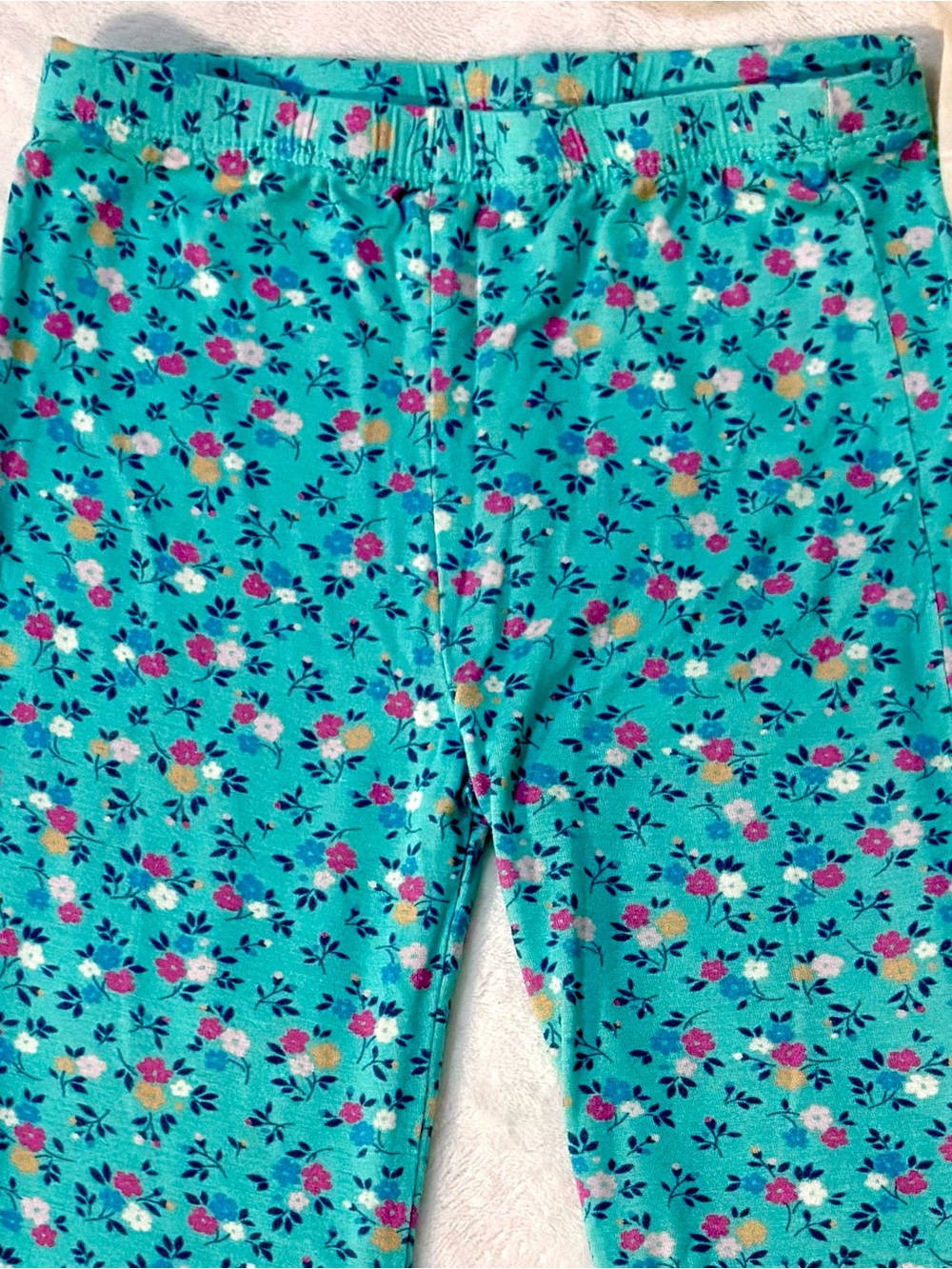 Posh Peanut Floral Bamboo Joggers | Wooden Button Ankles | Size 7Y | EUC - Picture 5 of 15